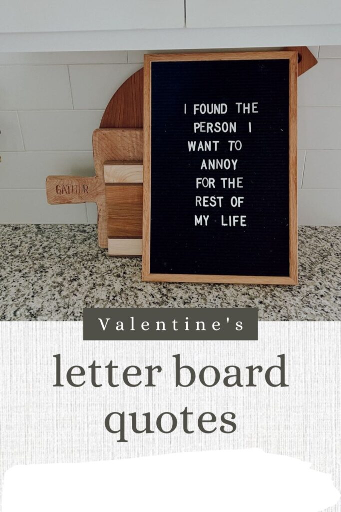 Valentine's Day Letter Board Quotes - Ampersand Supply